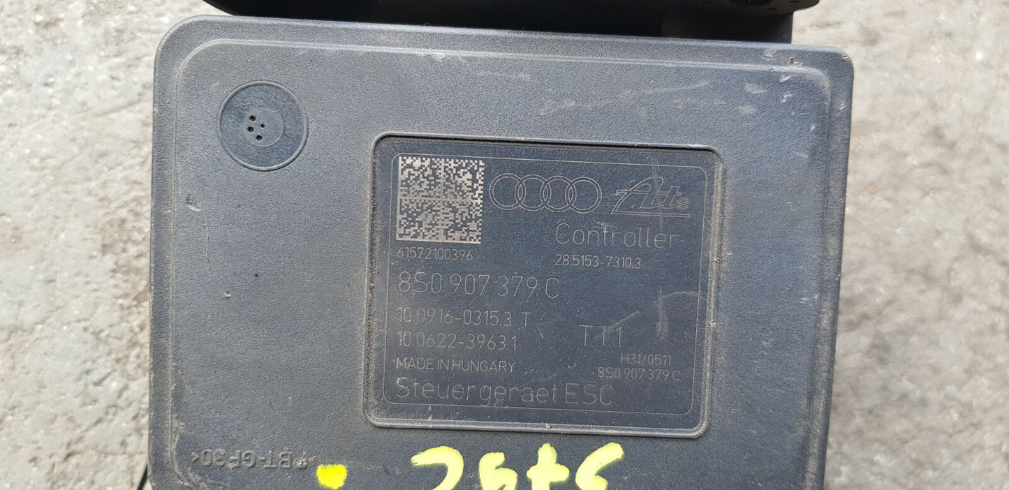 Audi TTS ABS ESC Hydraulikblock Pumpe Steuergerät 8S0907379C ♻️