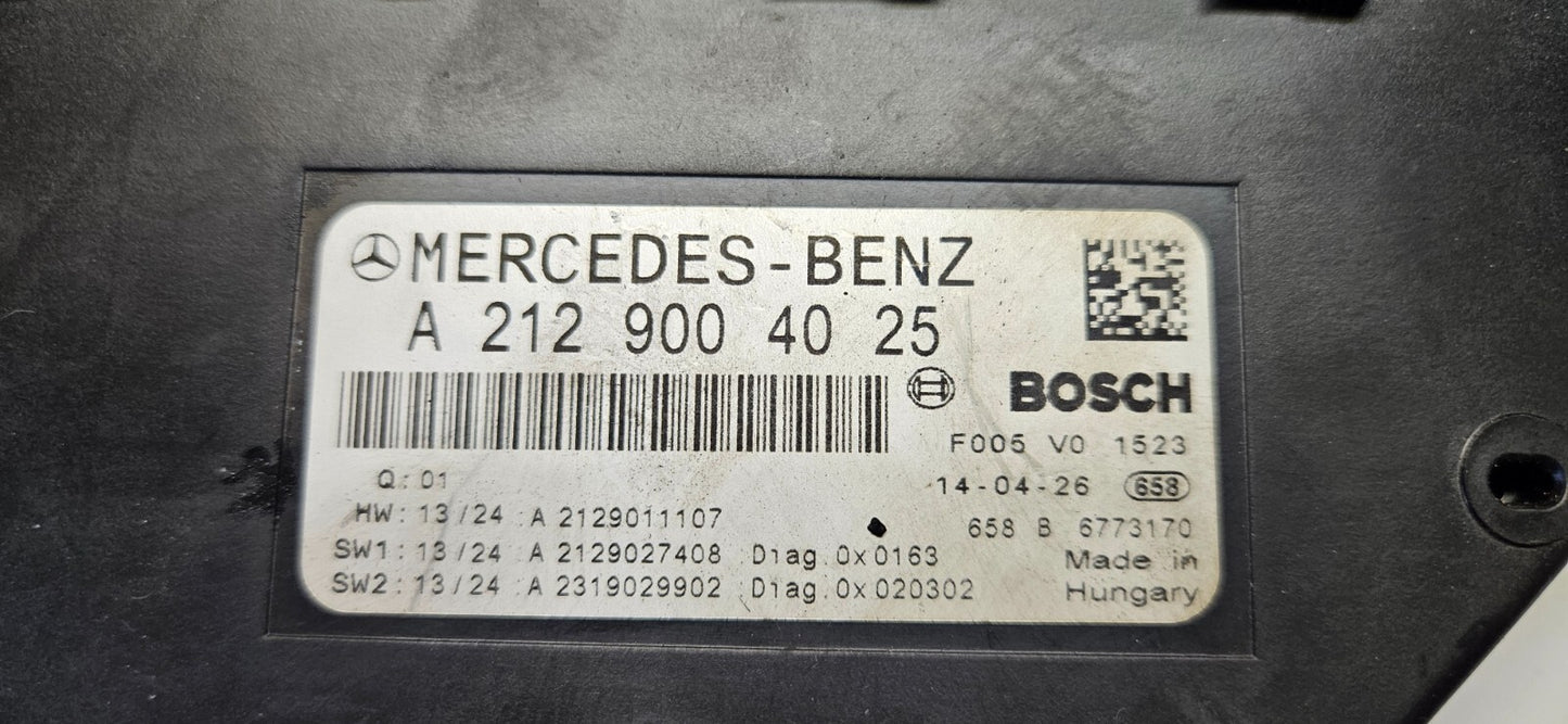 Mercedes W212 SAM Steuergerät Sicherungskasten A 2129004025 A 2129011107