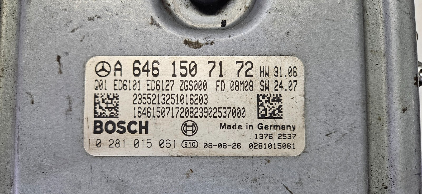 Mercedes Motorsteuergerät Steuergerät A 6461507172 0281015061