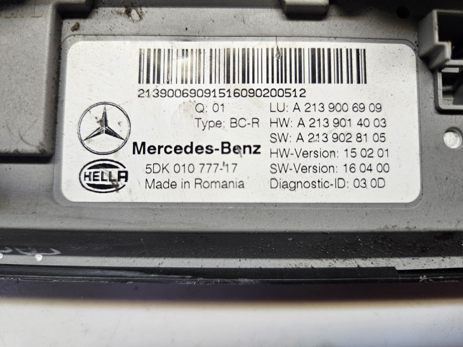 Mercedes SAM Steuergerät A 2139006909 A 2139014003 ♻️