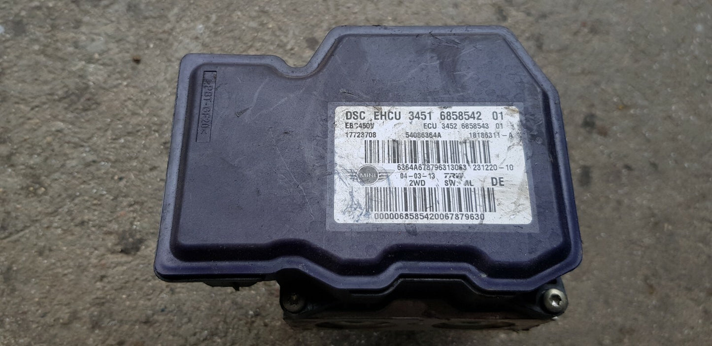 Mini Cooper ABS Hydraulikblock Pumpe Steuergerät 3451 6858542 01 3452 6858543 01