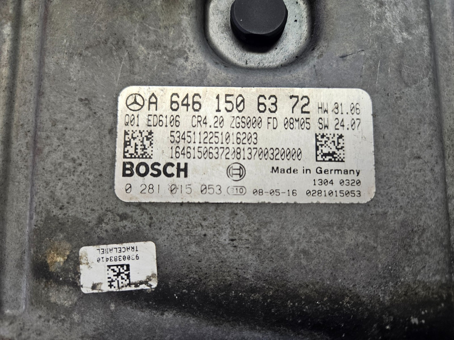 Mercedes Sprinter Motorsteuergerät Steuergerät A 6461506372 0281015053 ♻️