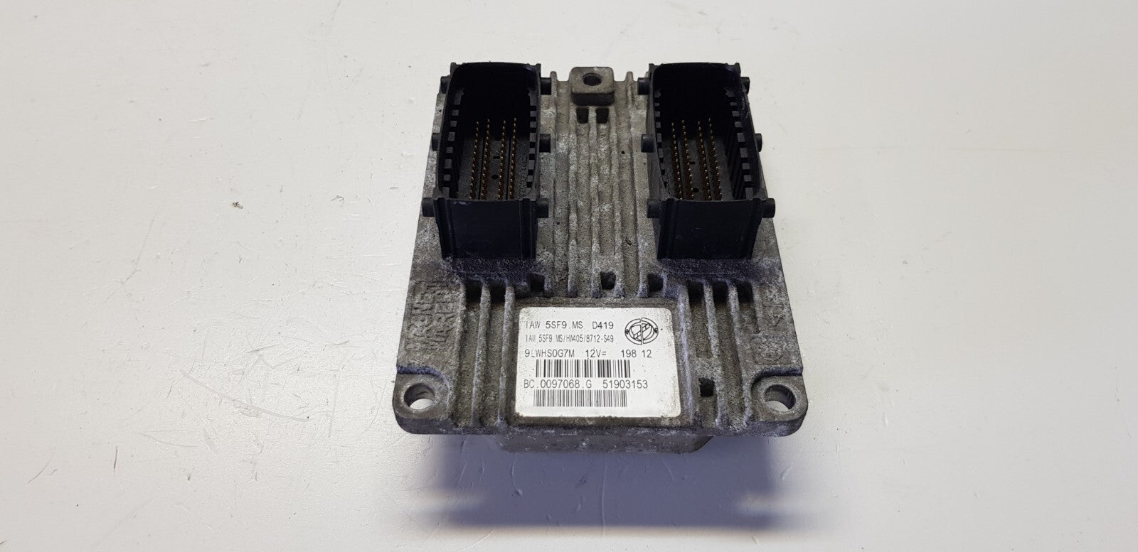 Fiat Motorsteuergerät Steuergerät IAW 5SF9.MS 51903153