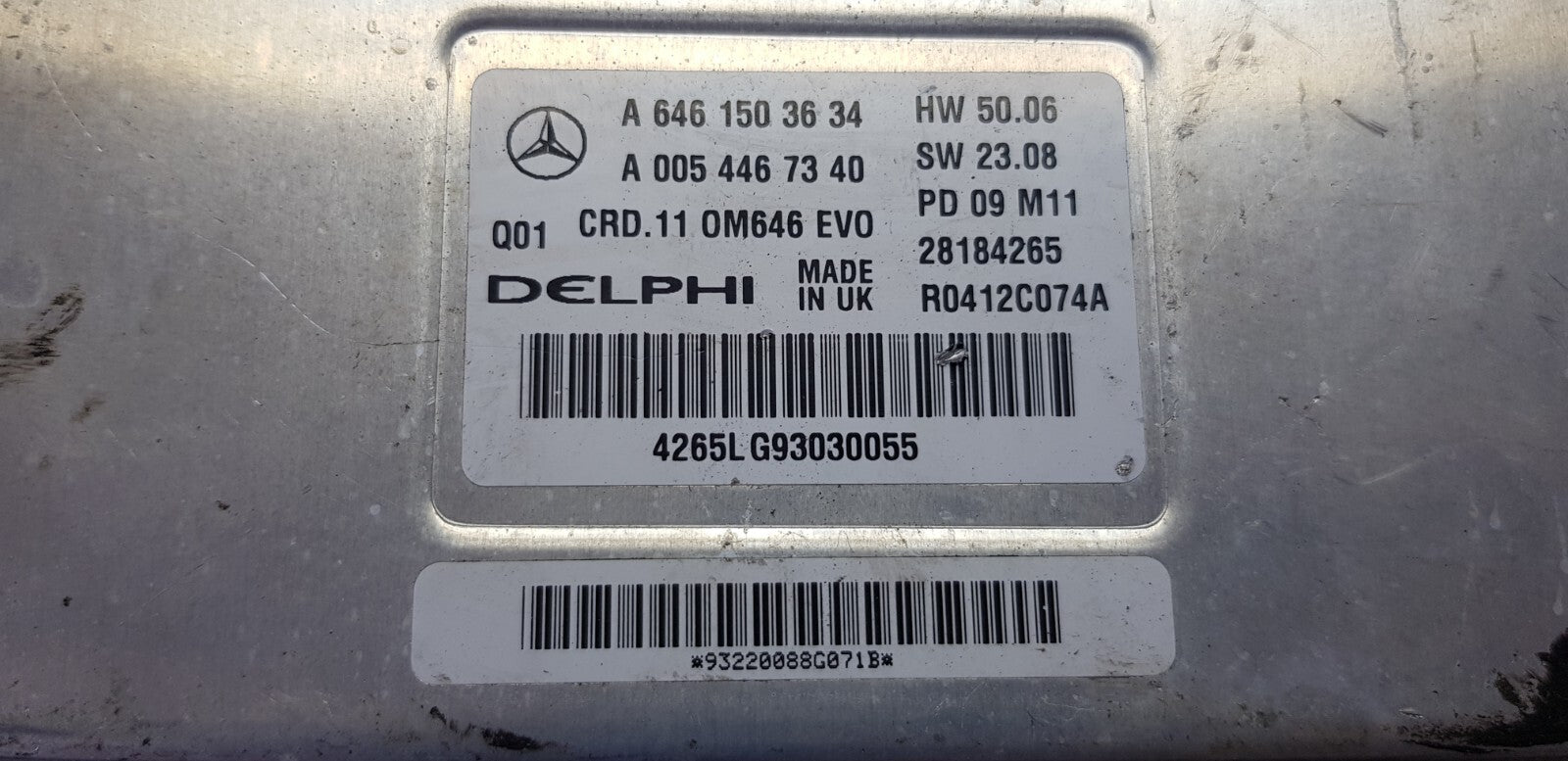 Mercedes W204 W207 W212 Motorsteuergerät A 6461503634 A 0054467340 ZURÜCKGESETZT