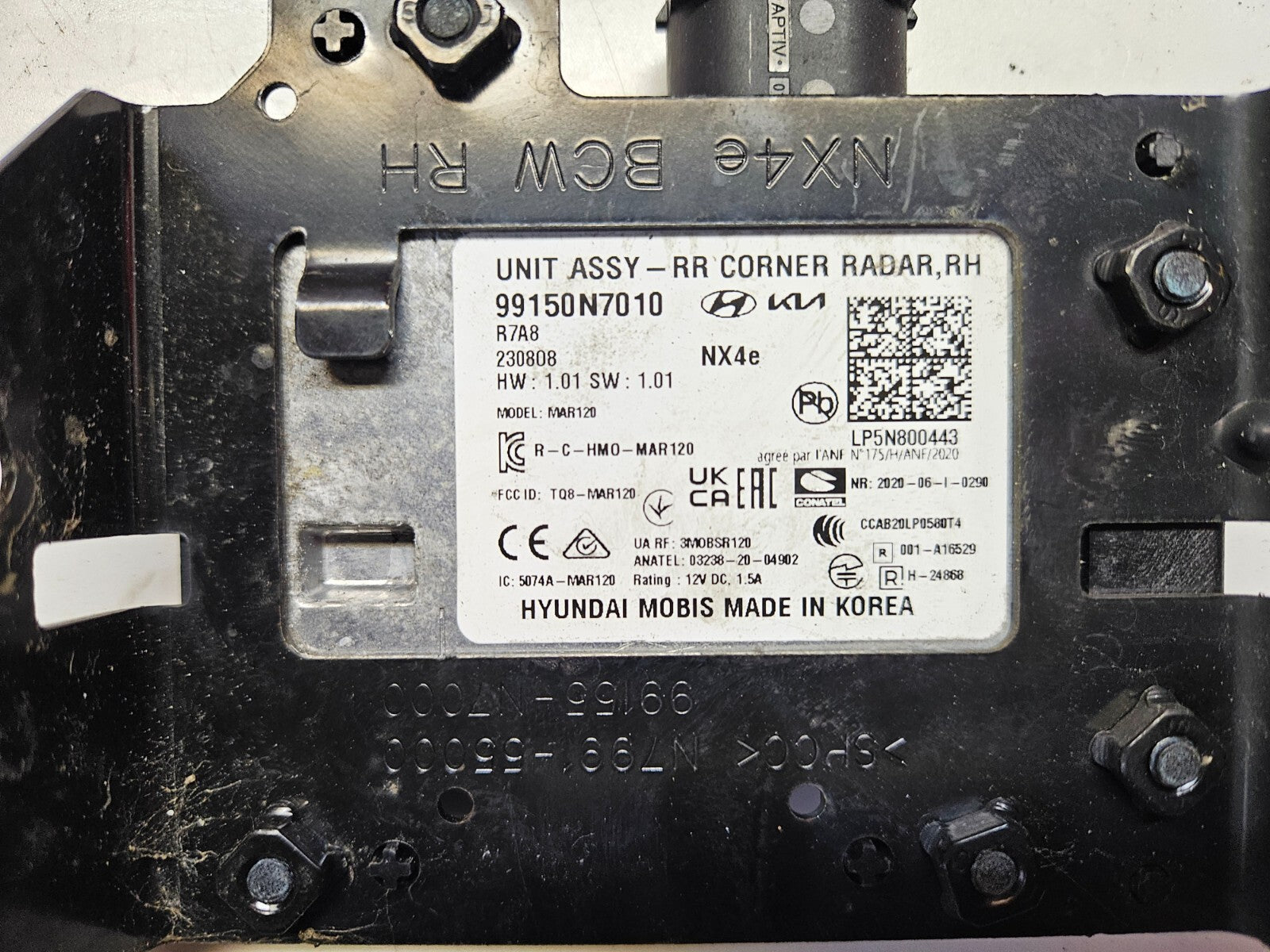 Hyundai Tucson Steuergerät Radarsensor Totwinkel Blind Spot Sensor 99150N7010 ♻️