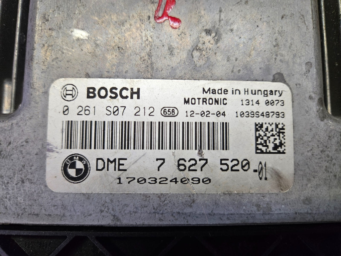 Mini Motorsteuergerät Steuergerät DME 7627520 -01 0261S07212 ♻️