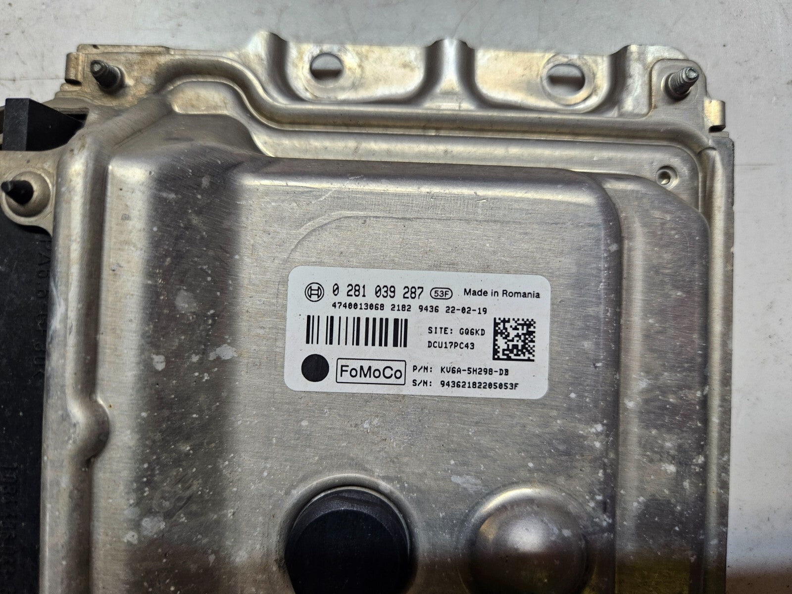 Ford Steuergerät KV6A-5H298-DB 0281039287 ♻️