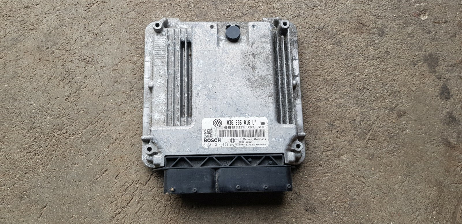 VW Caddy Motorsteuergerät Steuergerät 03G906016LF 0281014069 mit PIN CODE