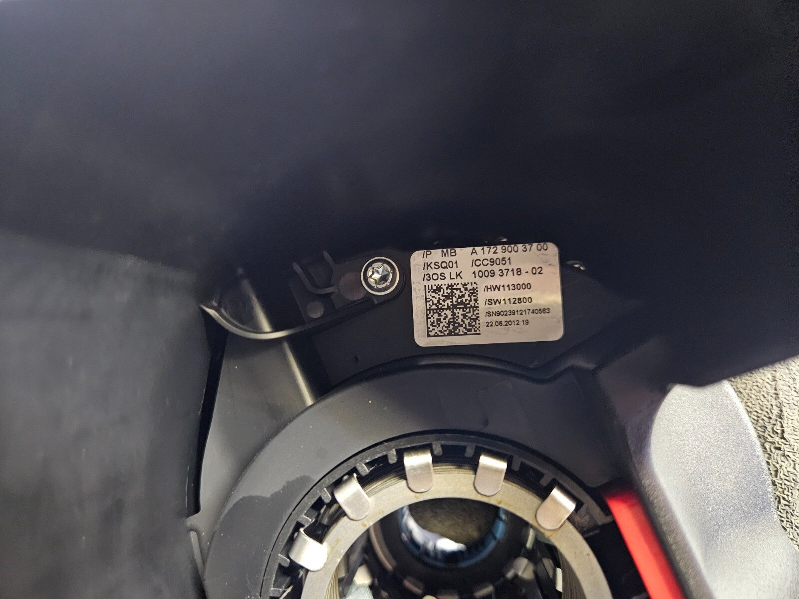 Mercedes SLK Kombischalter Lenkwinkelsensor A 1729003700 HW113000 SW112800 ♻️