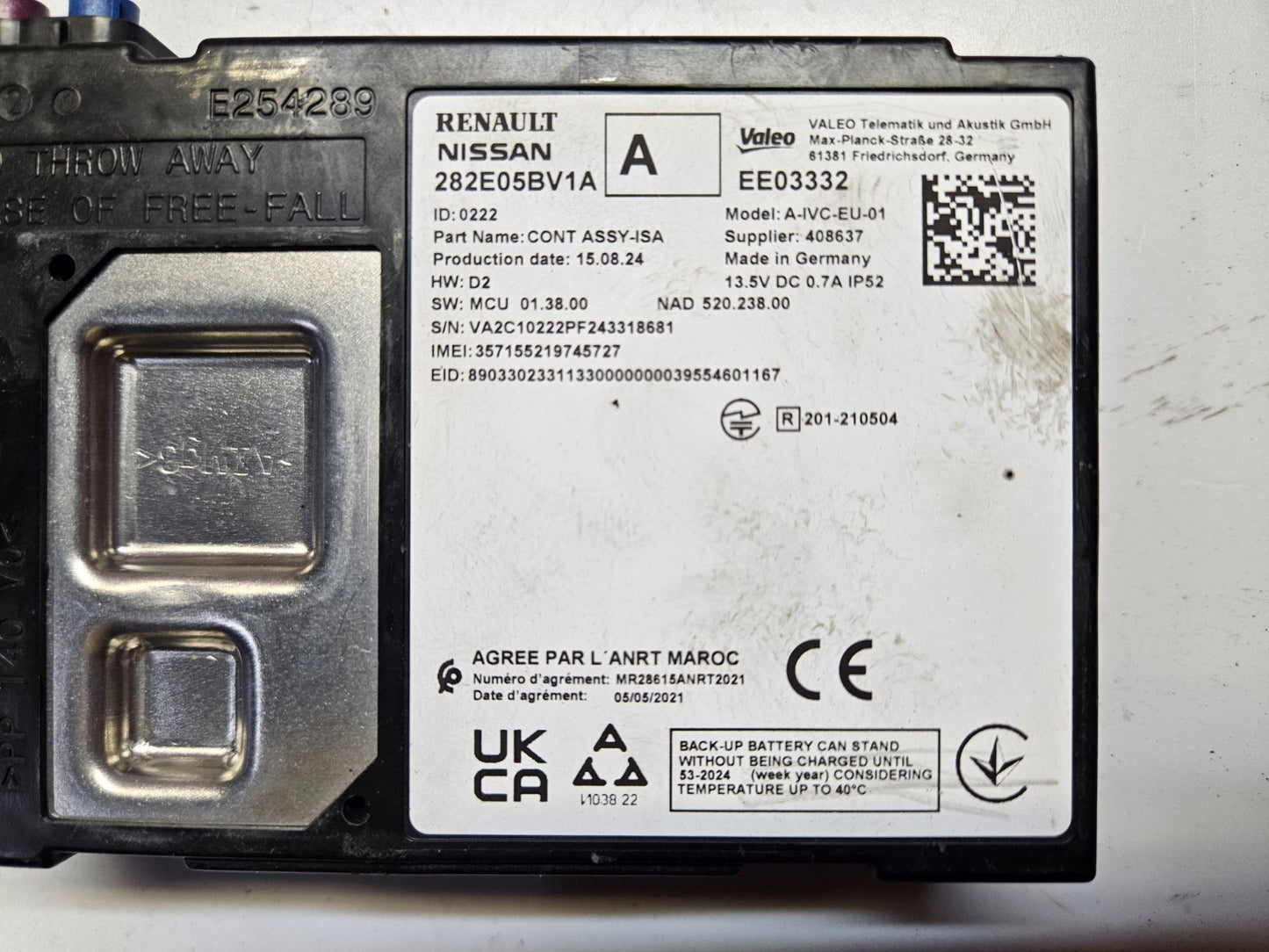 Nissan X-Trail Telematik Steuergerät 282E05BV1A ♻️