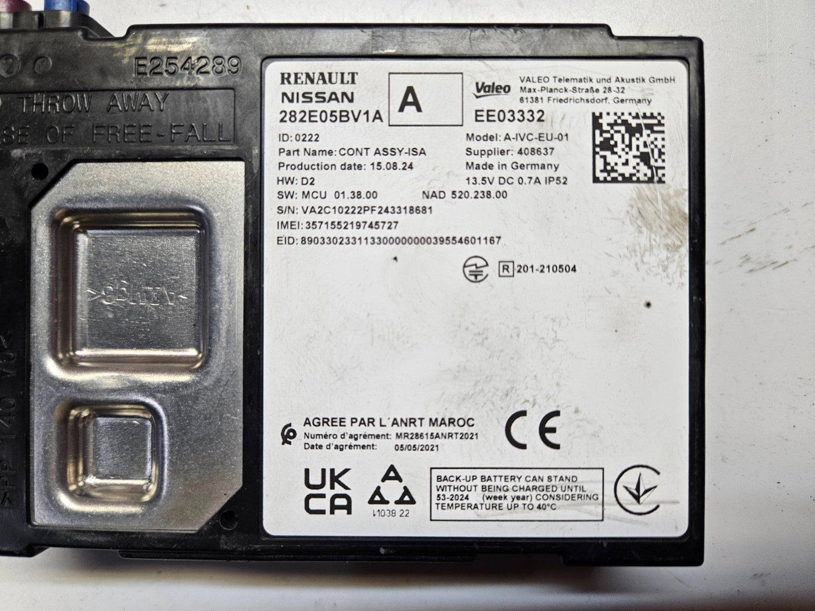 Nissan X-Trail Telematik Steuergerät 282E05BV1A ♻️
