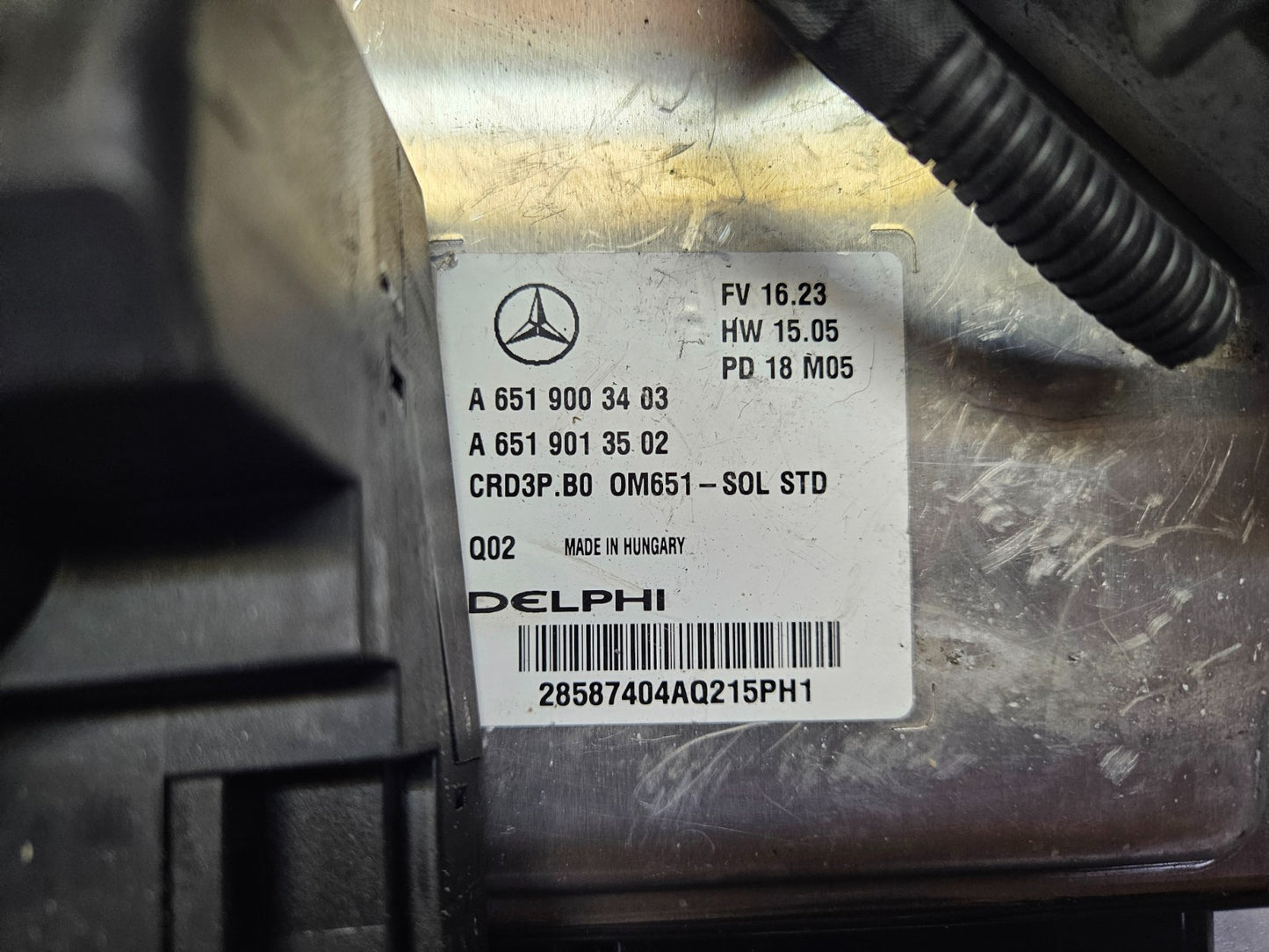 Mercedes W906 Motorsteuergerät mit Wegfahrsperre A 6519003403 A 6519013502 ♻️