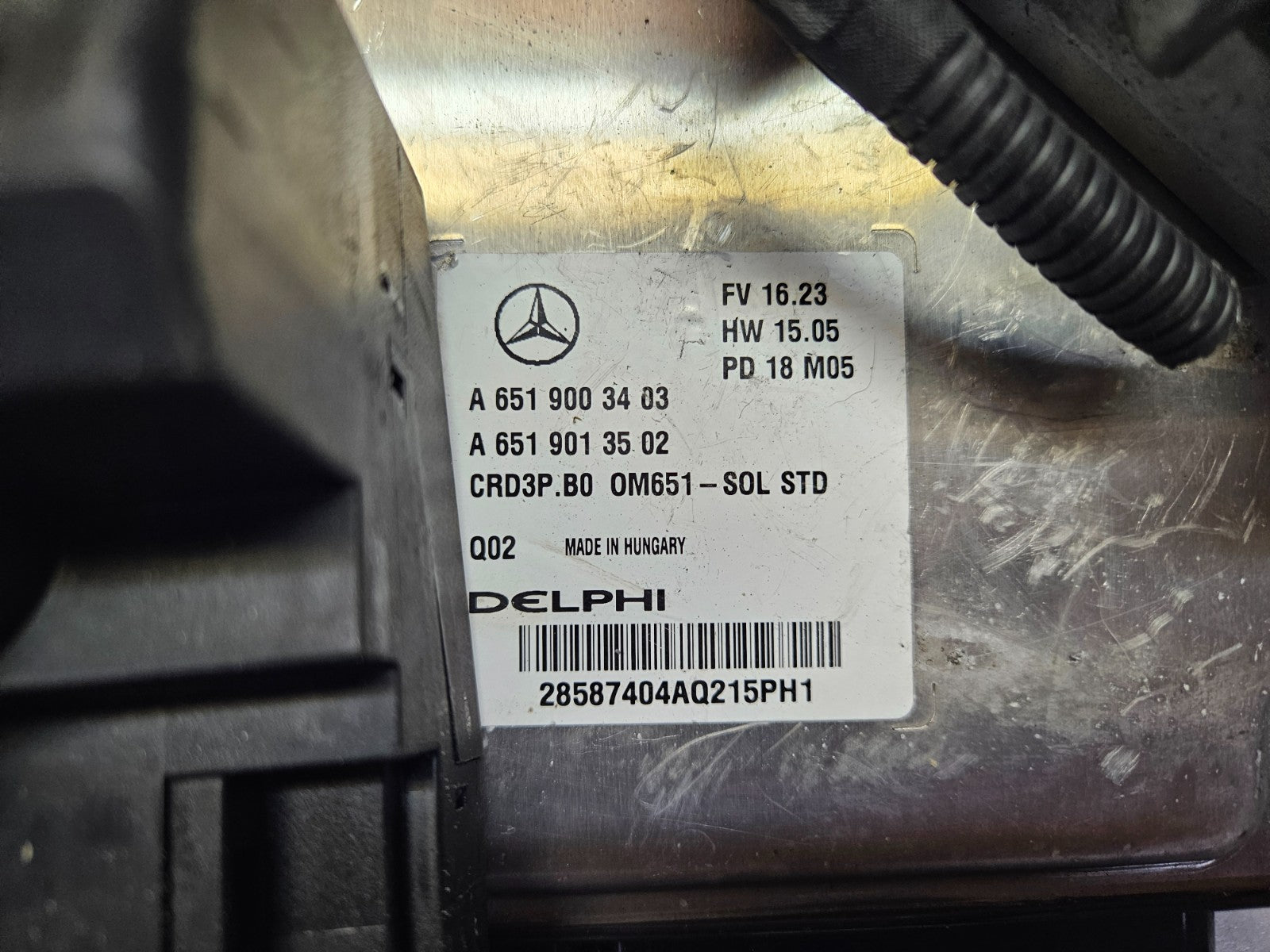 Mercedes W906 Motorsteuergerät mit Wegfahrsperre A 6519003403 A 6519013502 ♻️