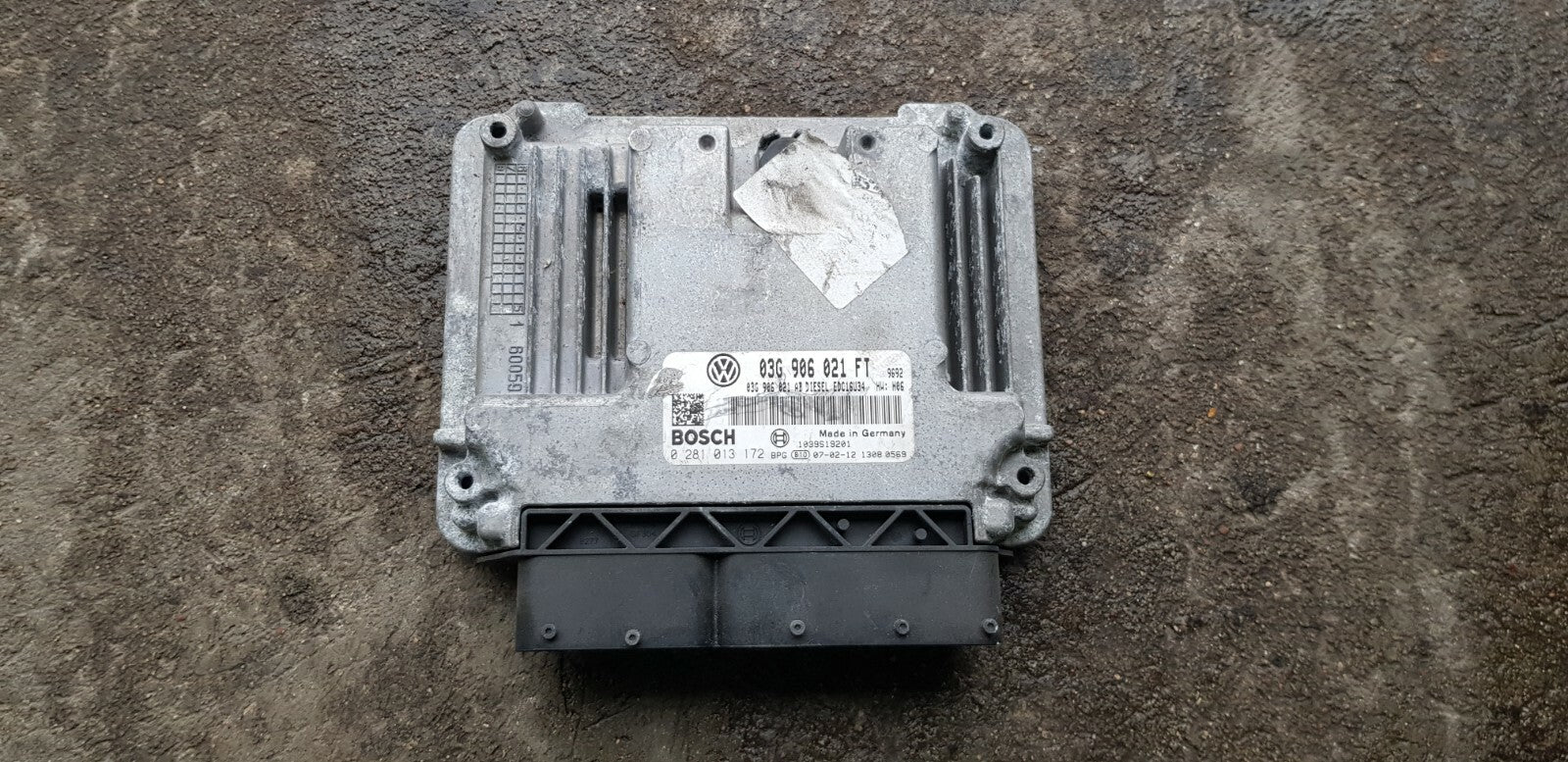 VW Motorsteuergerät Steuergerät 03G906021FT 0281013172 mit PIN CODE