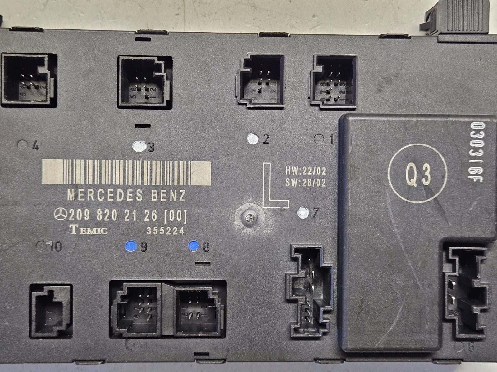 Mercedes CLK W209 Türsteuergerät Steuergerät 2098202126 ♻️