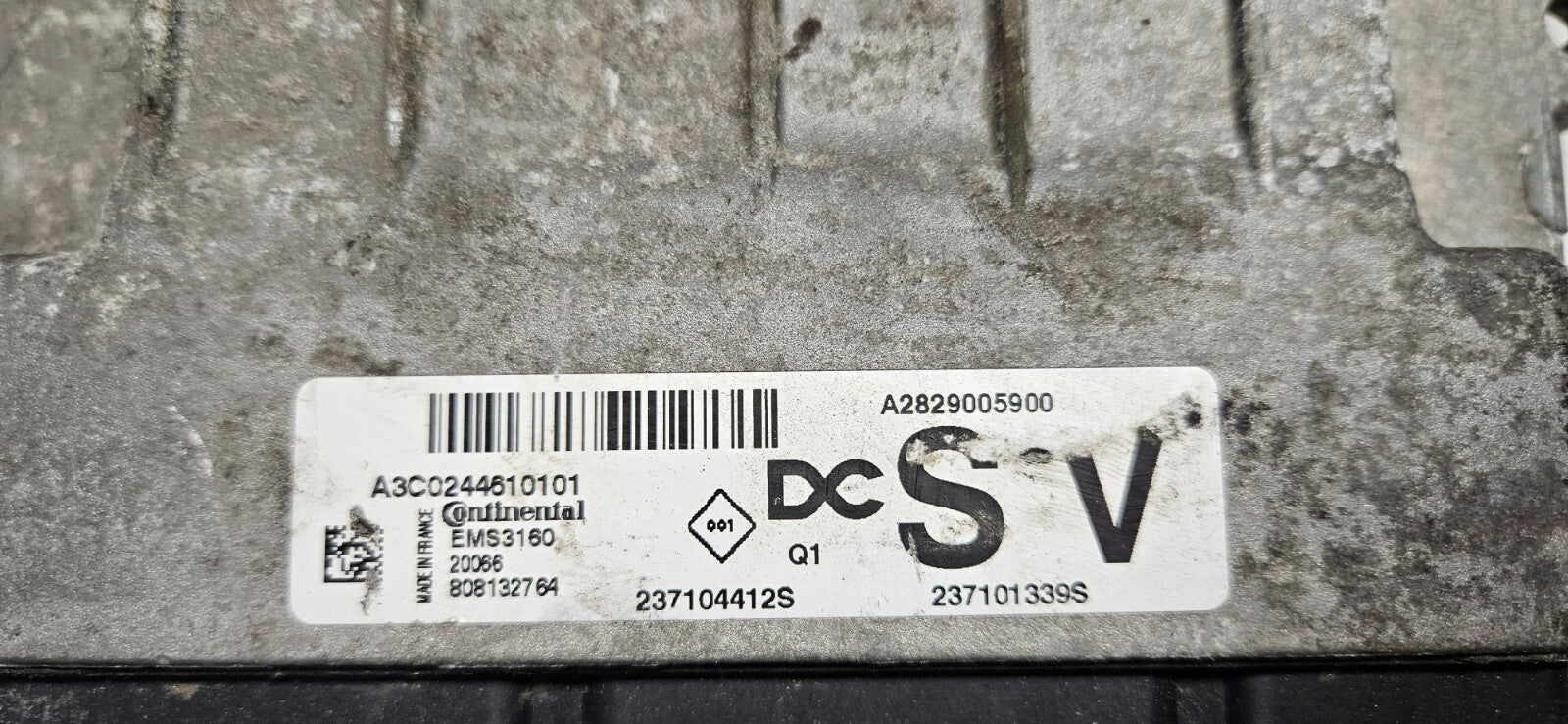 Renault Dacia Motorsteuergerät Steuergerät 237104412S 237101339S A2829005900 ♻️