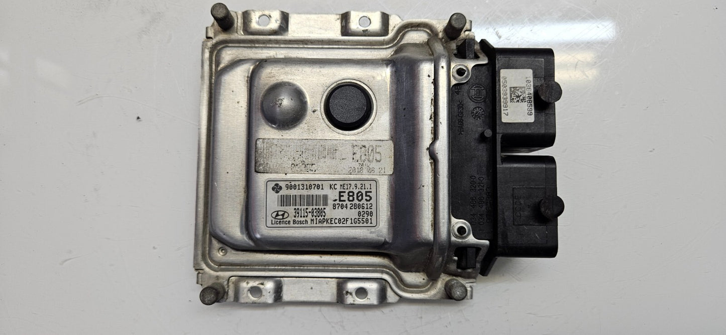 Hyundai i10 Motorsteuergerät Steuergerät 39115-03805 1038408599 ♻️