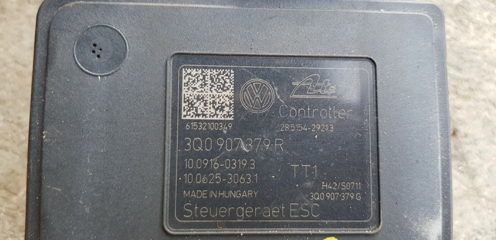 VW Audi ABS ESC Hydraulikblock Pumpe Steuergerät 3Q0907379R 3Q0614517R