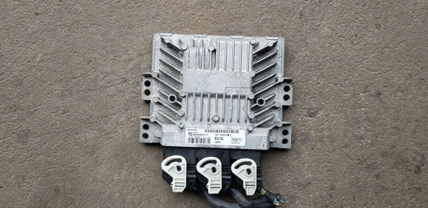 Ford Motorsteuergerät Steuergerät 7G91-12A650-PH 5WS40591H-T ♻️