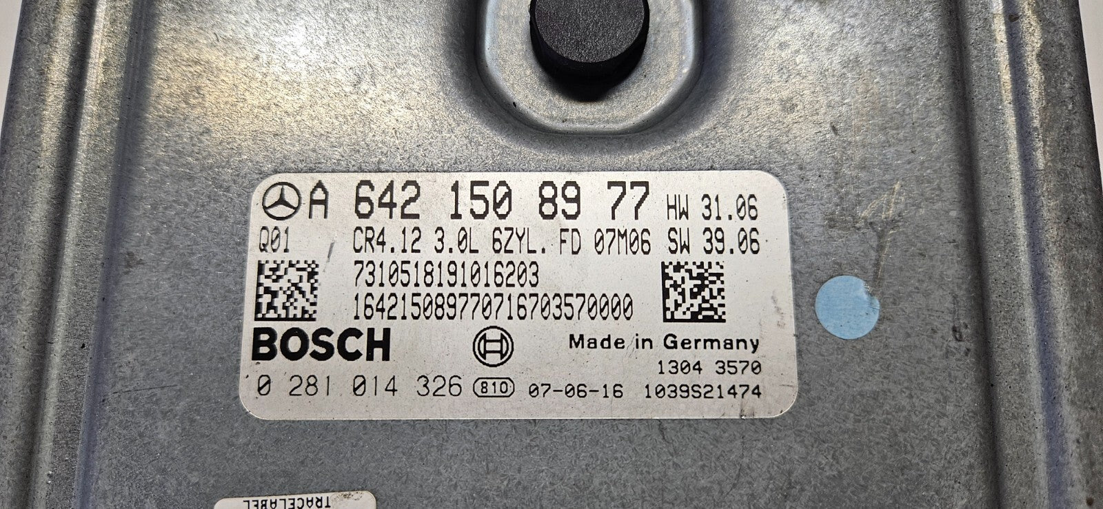 Mercedes E-Klasse Motorsteuergerät Steuergerät A 6421508977 0281014326