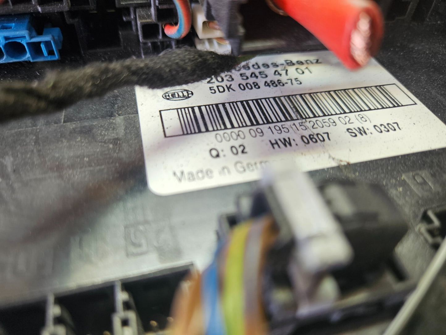 Mercedes C CLK Sicherungskasten SAM Steuergerät 2035454701 5DK008486-75 ♻️