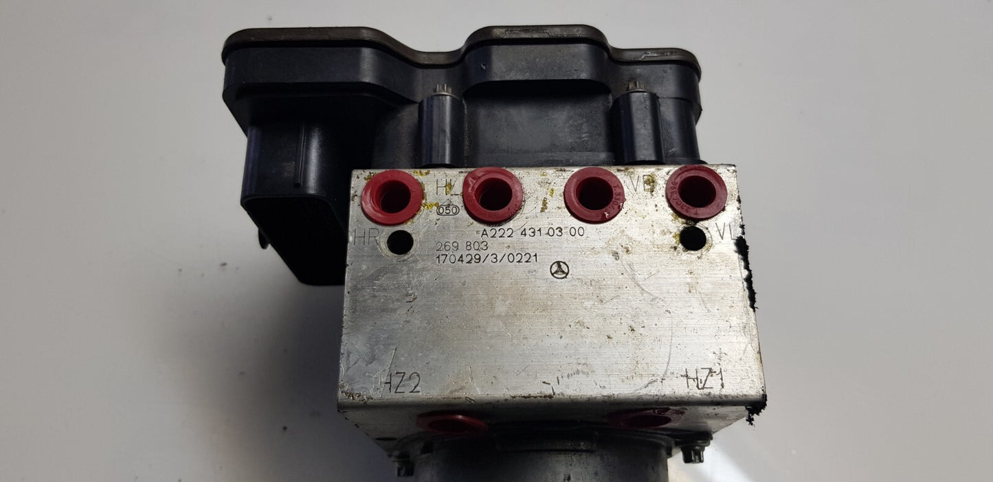 Mercedes W217 W222 ABS Hydraulikblock Pumpe Steuergerät A 2224310300 0265956109