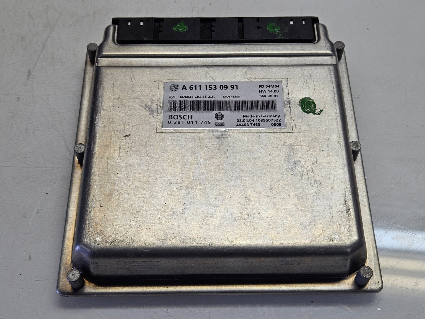 Mercedes Sprinter Motorsteuergerät Steuergerät A 6111530991 0281011745 ♻️