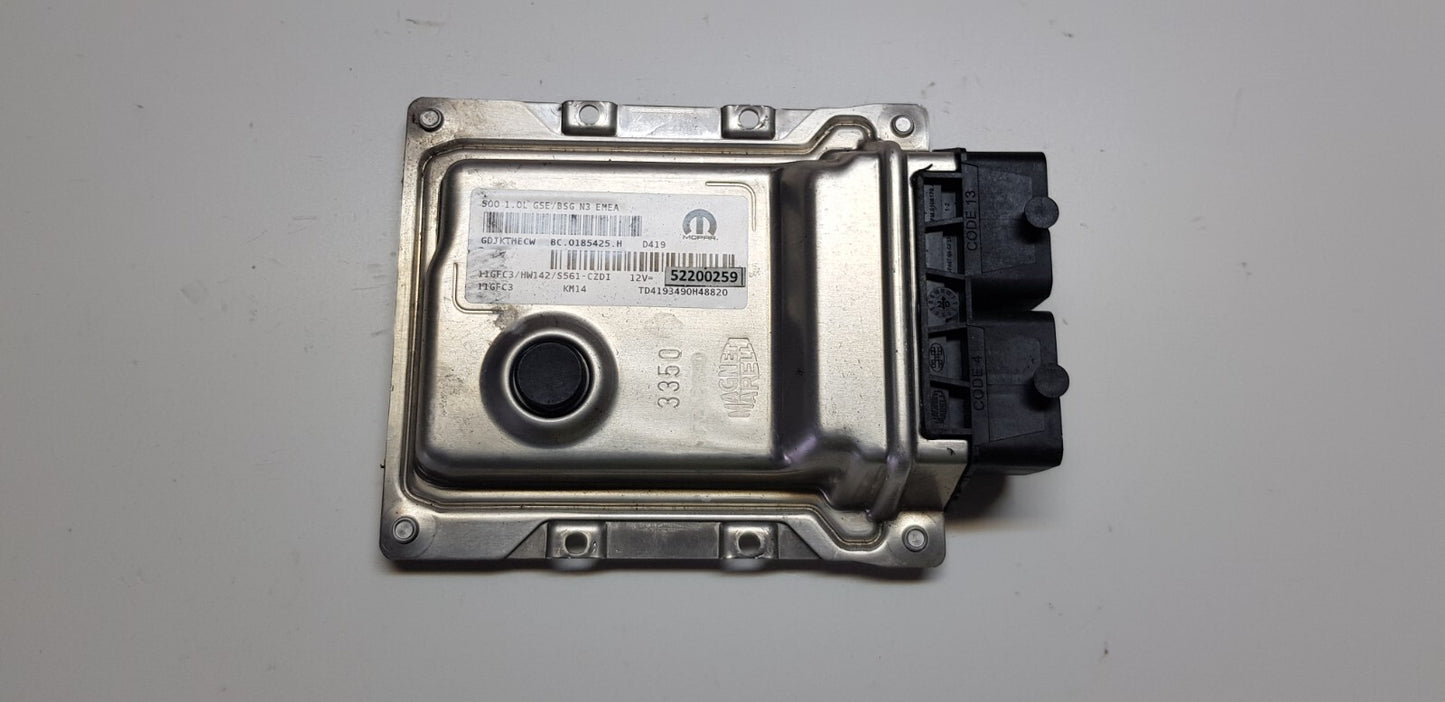 Fiat 500 Motorsteuergerät Steuergerät 52200259 11GFC3 HW142