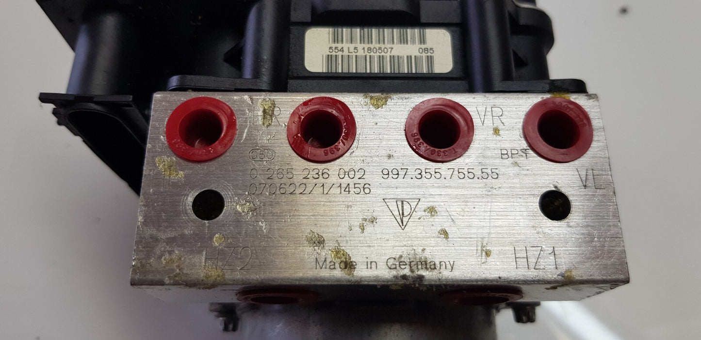 Porsche 911 997 ABS Hydraulikblock Pumpe Steuergerät 99735575555 0265950424