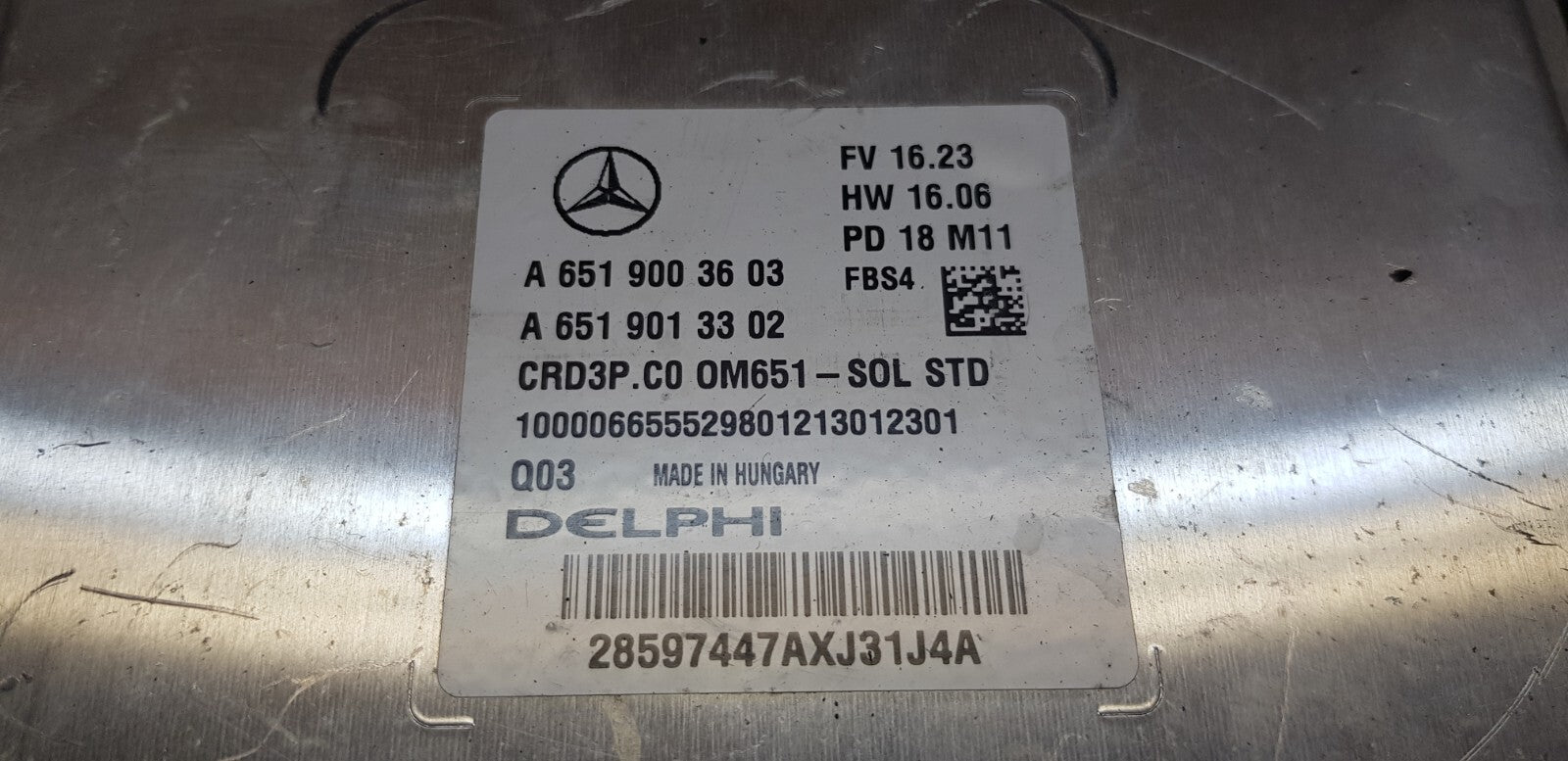 Mercedes Sprinter Motorsteuergerät Steuergerät A 6519003603 A 6519013302 ♻️
