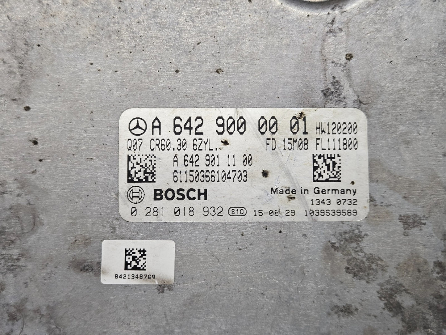 Mercedes Sprinter Motorsteuergerät Steuergerät A 6429000001 0281018932 ♻️ #2