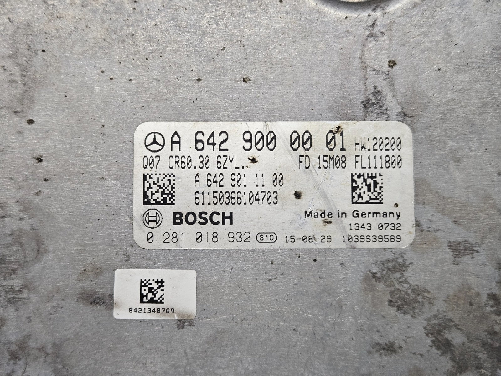 Mercedes Sprinter Motorsteuergerät Steuergerät A 6429000001 0281018932 ♻️ #2