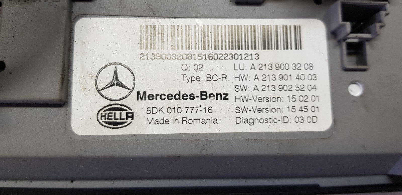 Mercedes W213 Steuergerät A 2139003208 A 2139014003