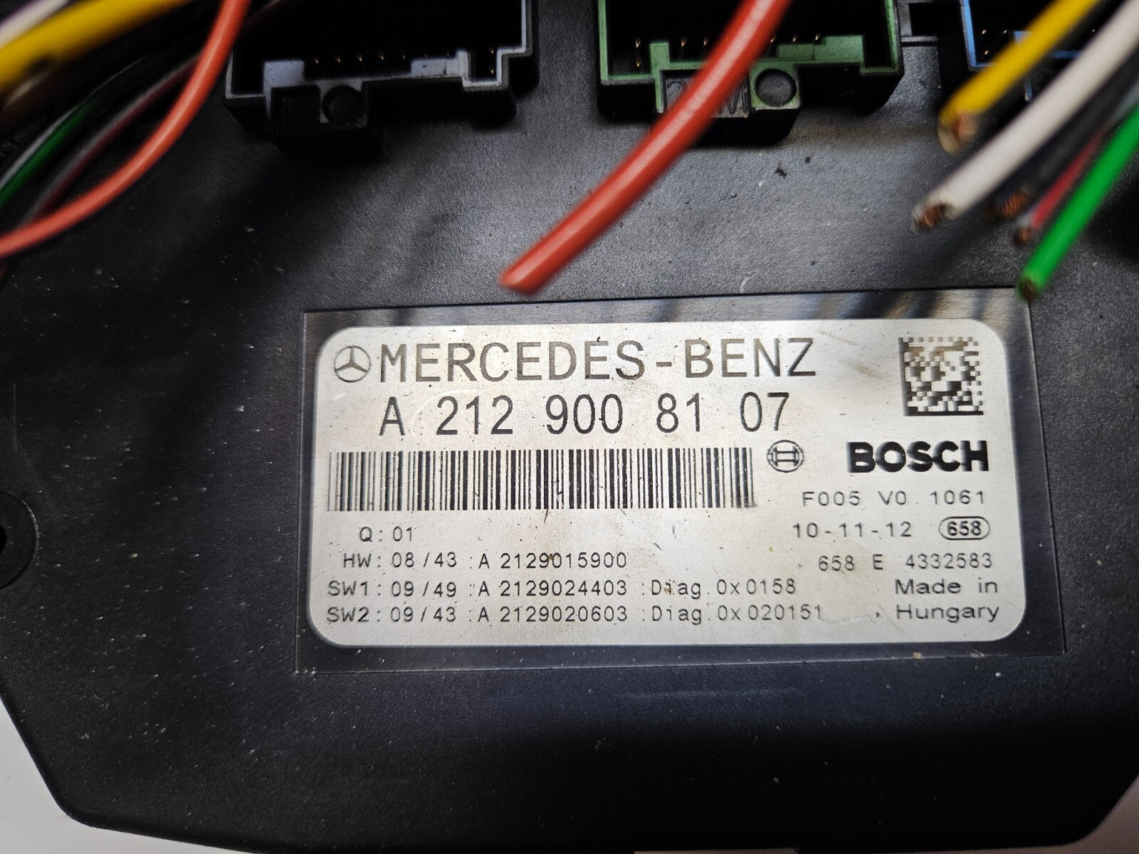 Mercedes  C E SAM Steuergerät Sicherungskasten A 2129008107 A 2129015900 ♻️