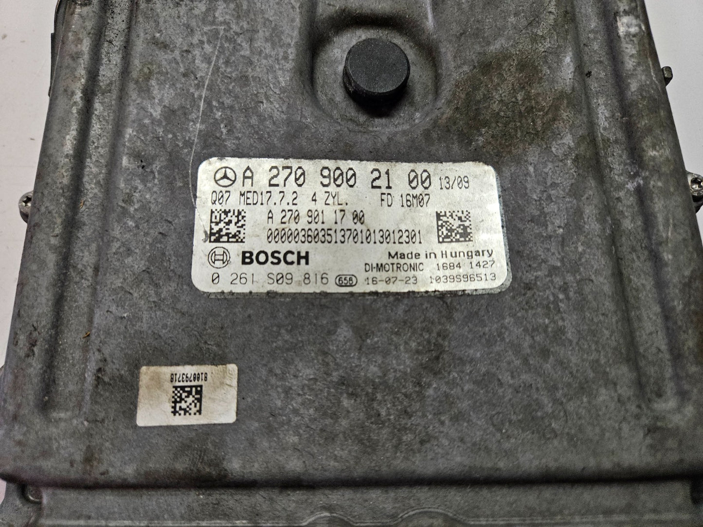Mercedes Motorsteuergerät Steuergerät A 2709002100 0261S09816 ♻️