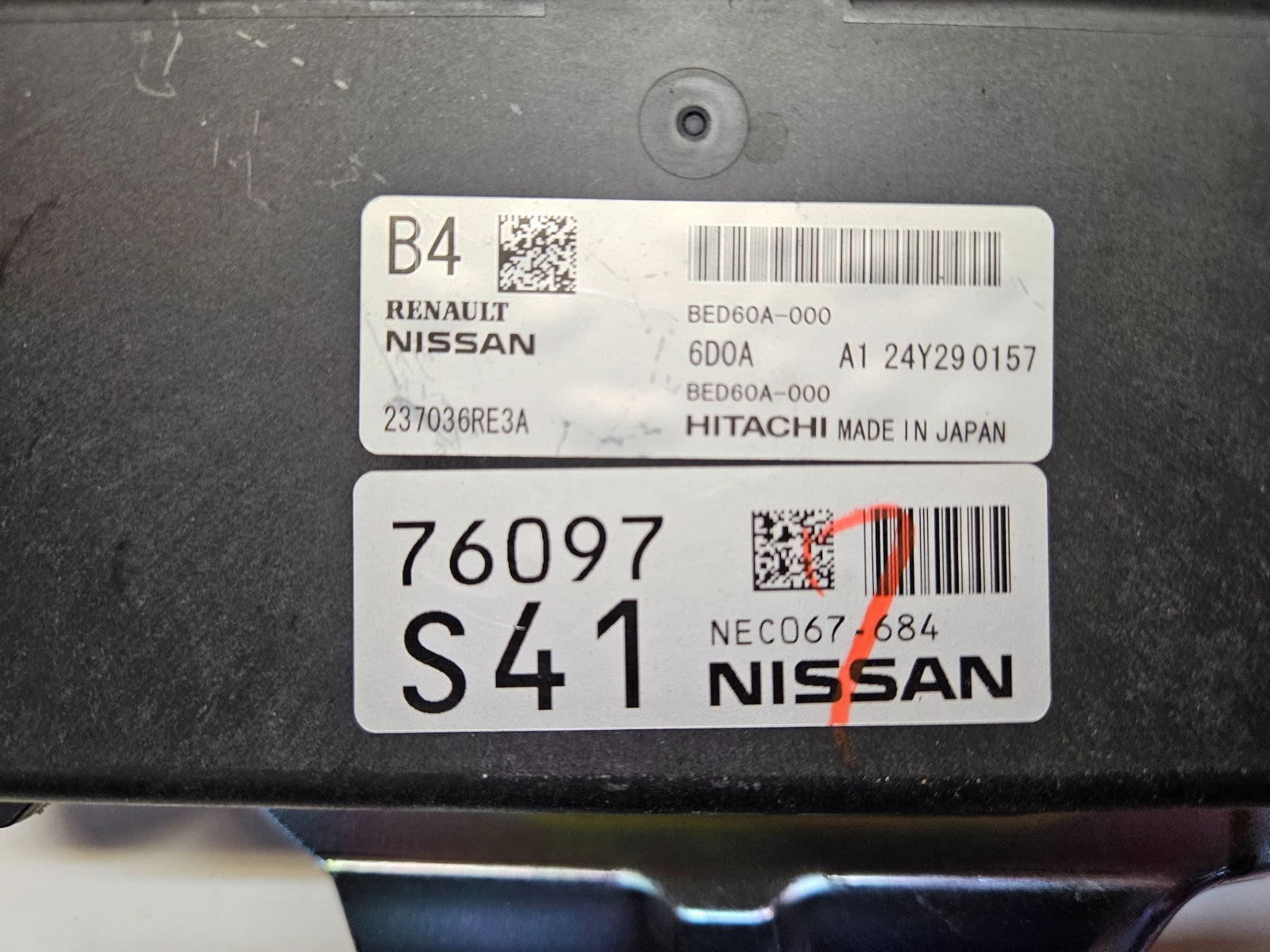 Nissan Motorsteuergerät Steuergerät 237036RE3A NEC067-684 BED60A-000 ♻️