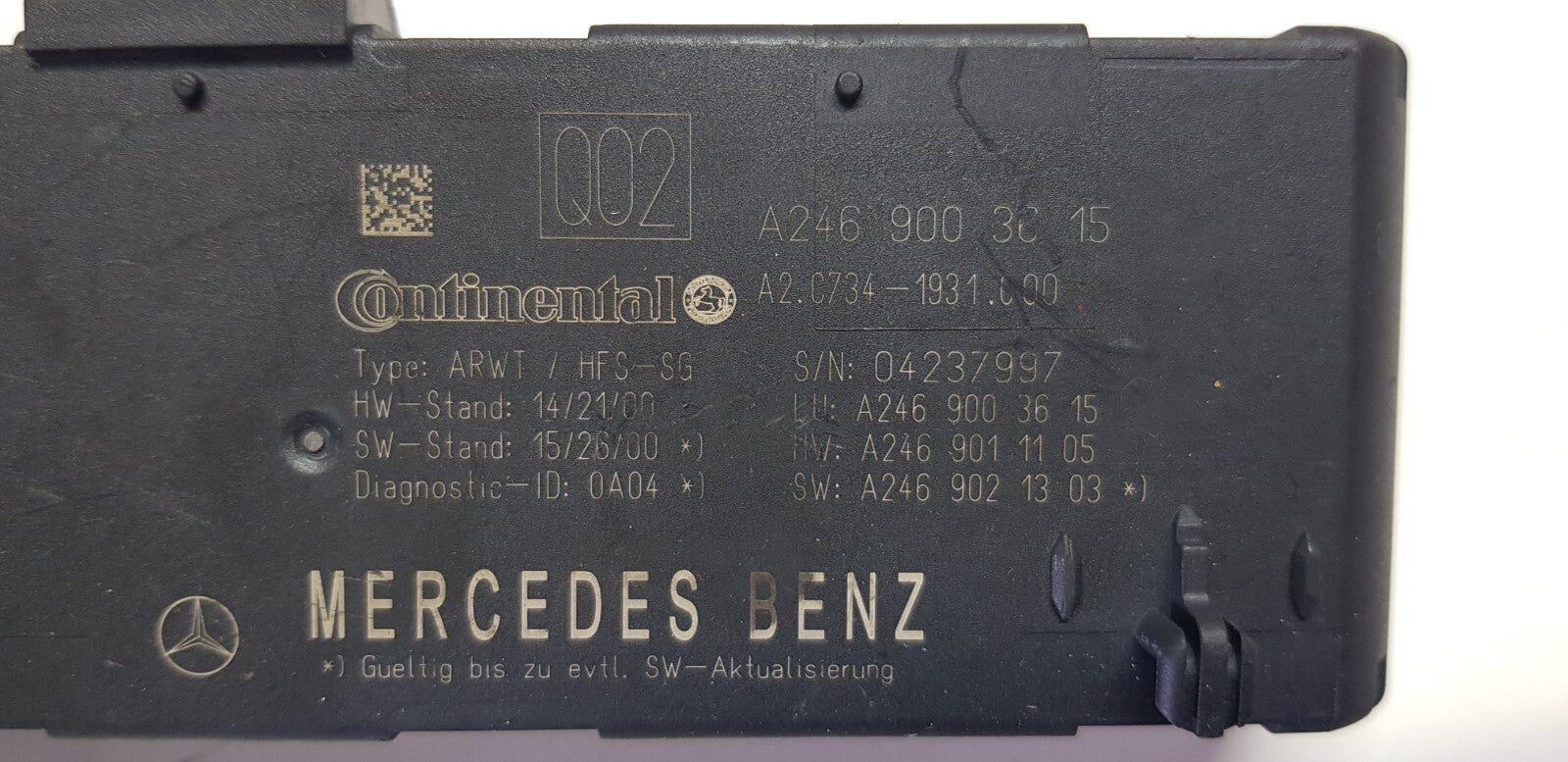 Mercedes Heckklappe Steuergerät A 2469003615 A 2469011105 ✅