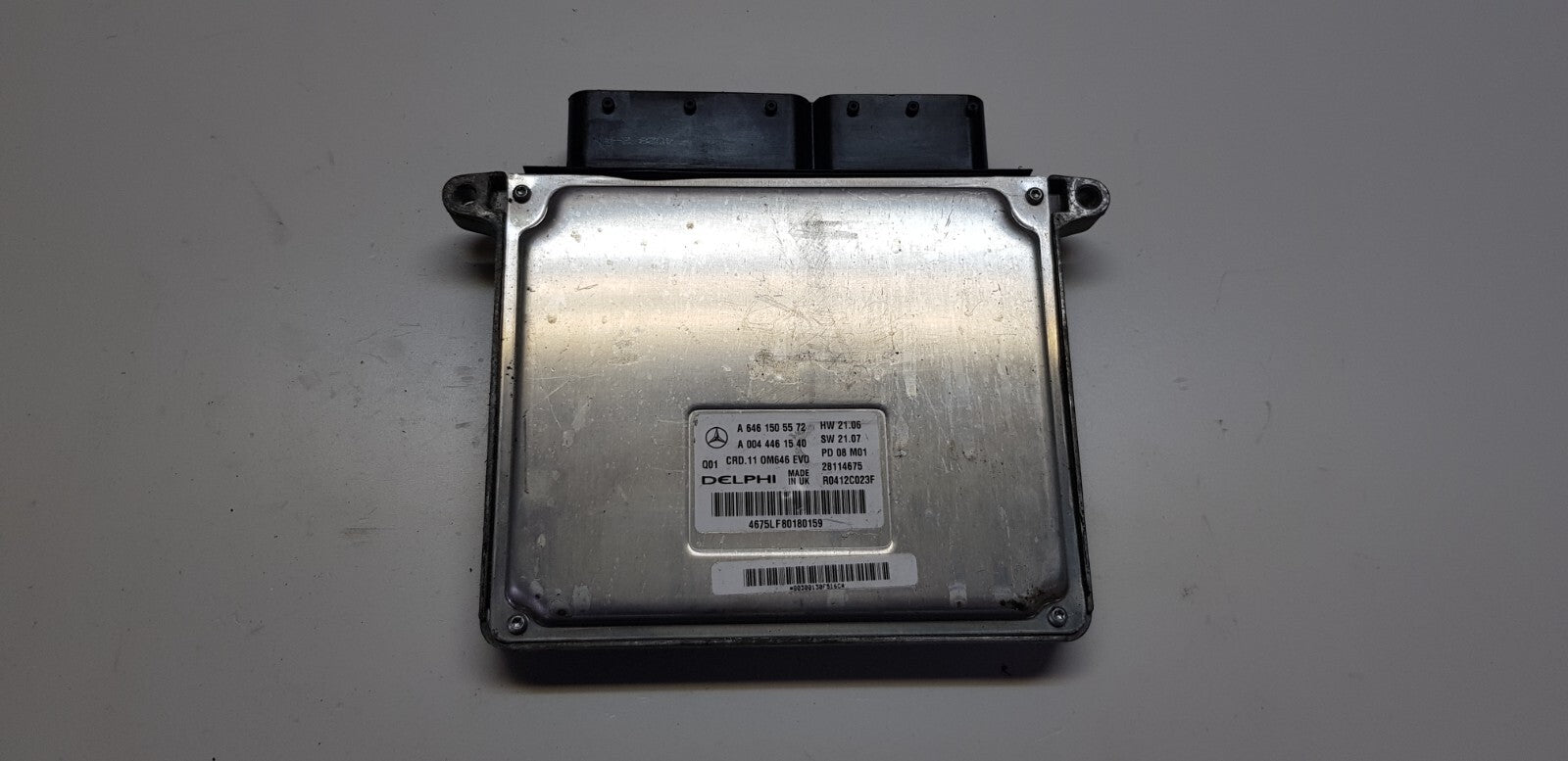 Mercedes W211 Motorsteuergerät A 6461505572 A 0044461540 zurückgesetzt