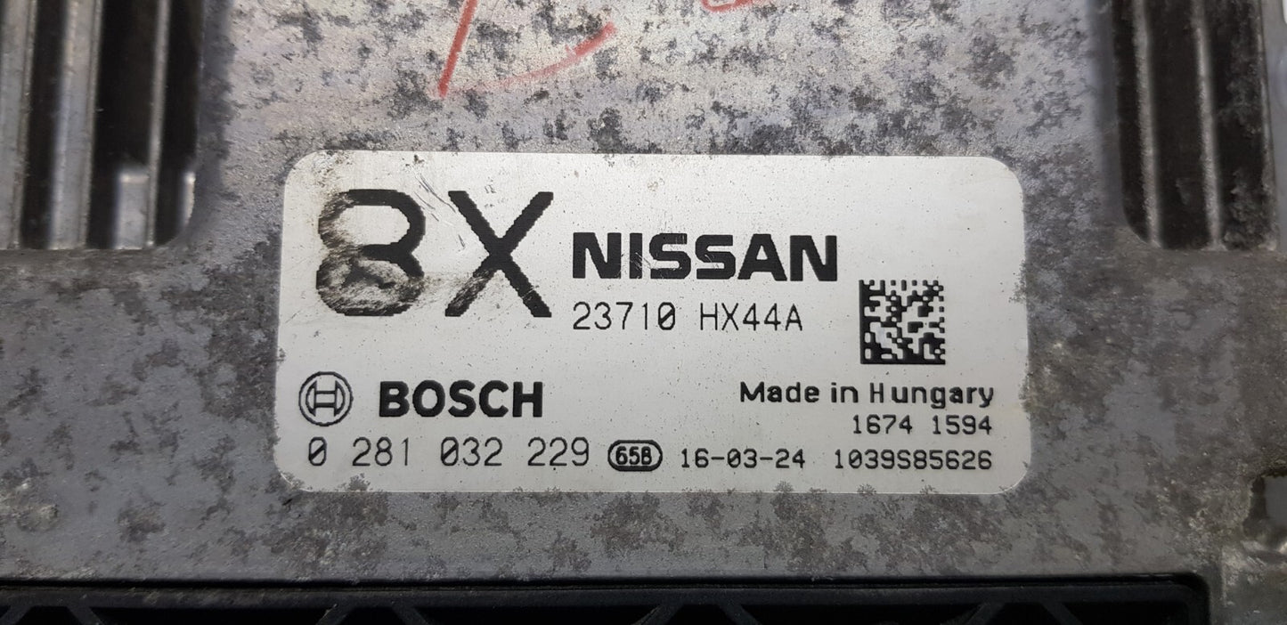 Nissan Motorsteuergerät Steuergerät 23710 HX44A 0281032229 PLUG & PLAY