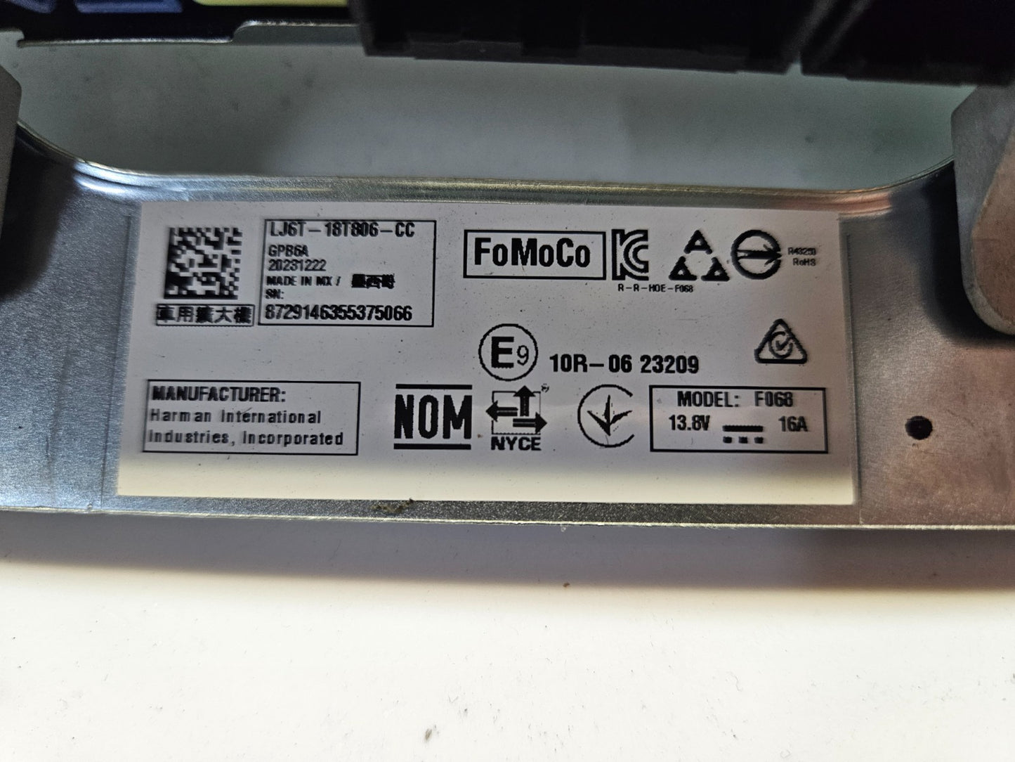 Ford Kuga Verstärker Audio Steuergerät LJ6T-18T806-CC ♻️