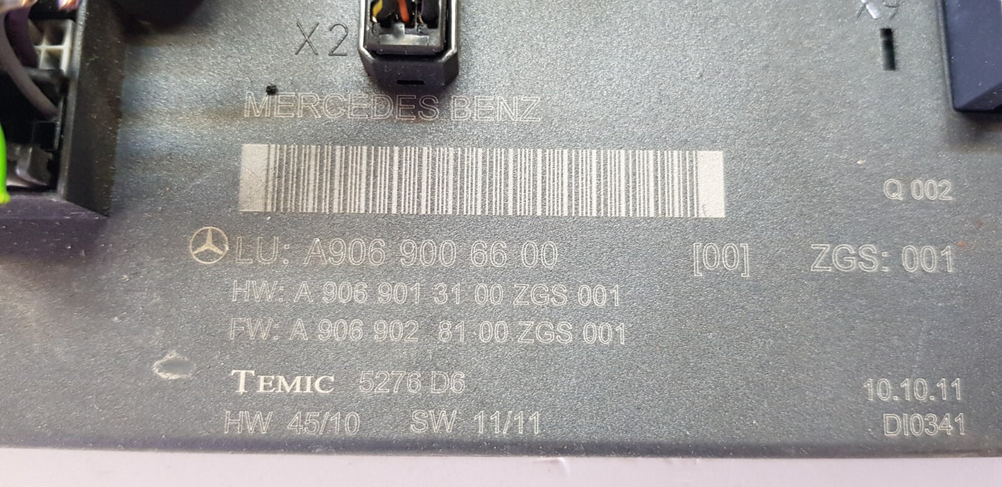 Mercedes Sprinter SAM Sicherungskasten Steuergerät A 9069006600 A 9069013100