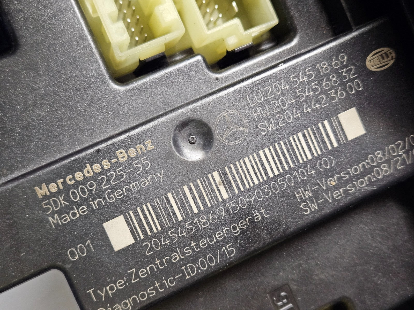 Mercedes W204 Sicherungskasten Steuergerät 2045451869 2045456832 ♻️ #2