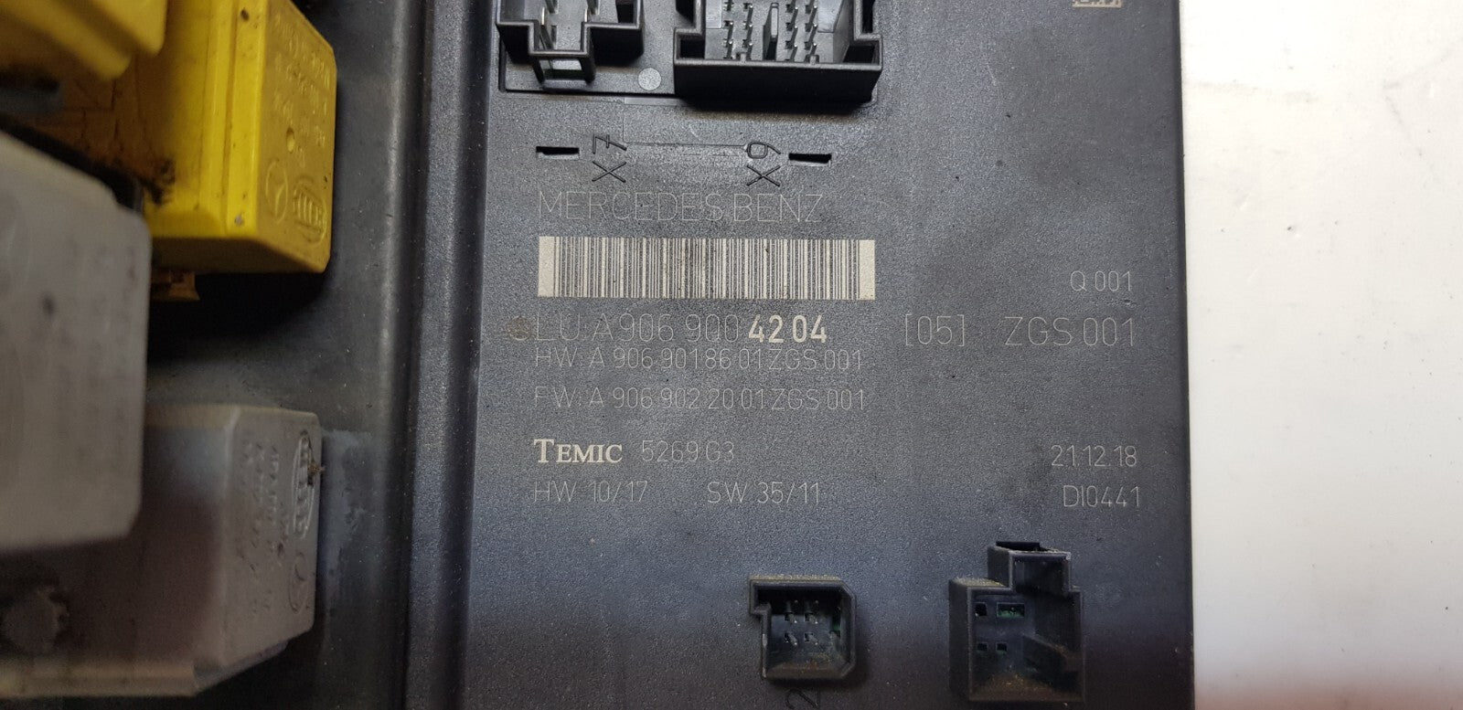 Mercedes Sprinter Sicherungskasten SAM Steuergerät A 9069004204 A 9069018601