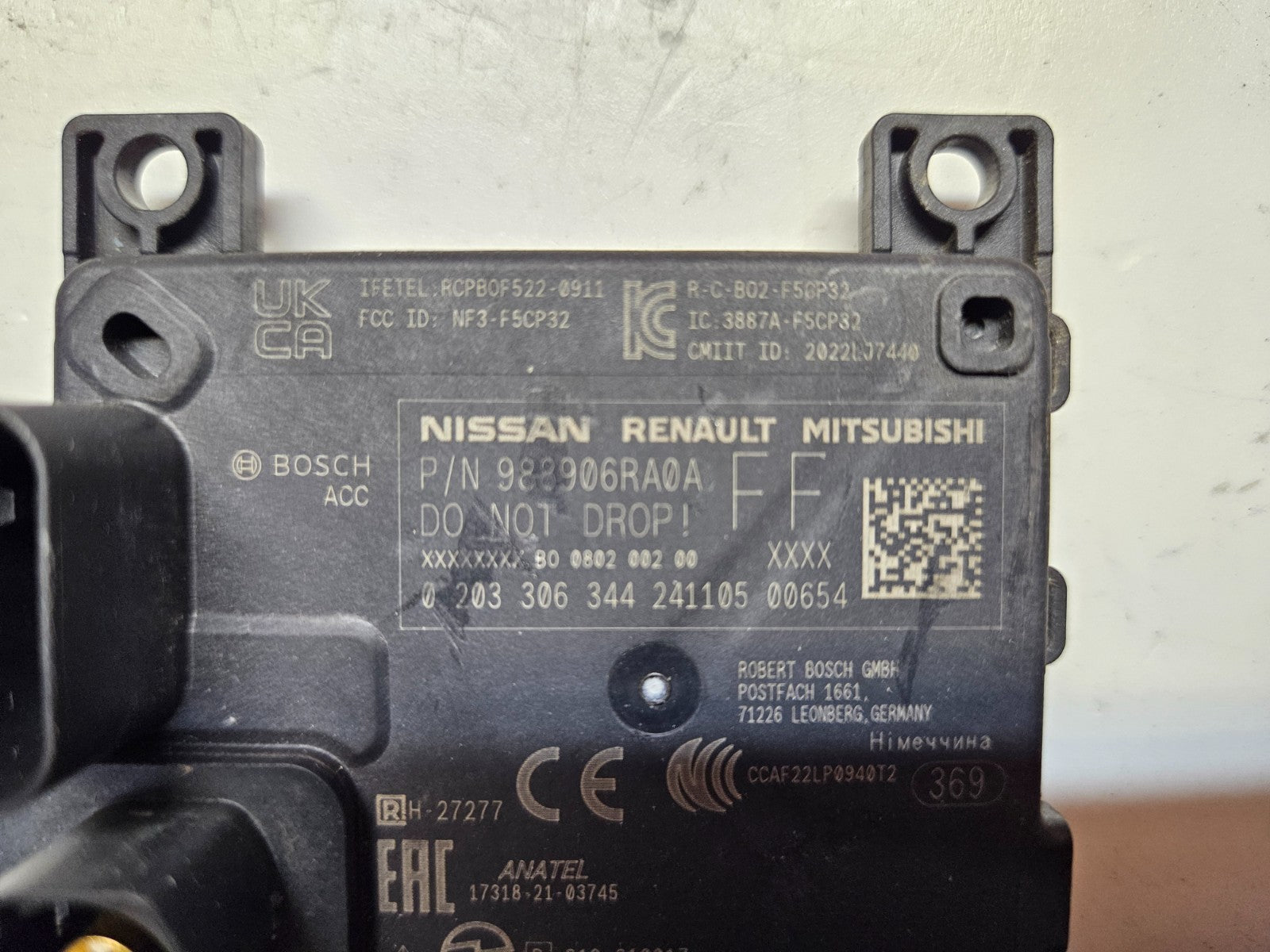 Nissan Radarsensor Abstandsensor 0203306344 988906RA0A ♻️
