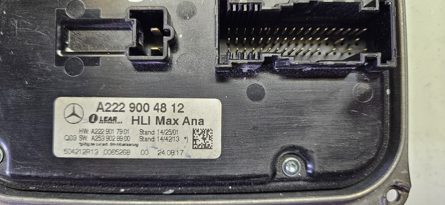 Mercedes HLI Max Ana Scheinwerfer Steuergerät A 2229004812 A 2219017901