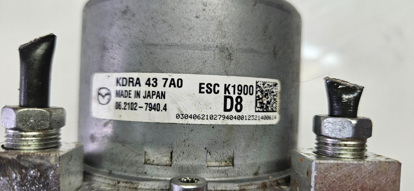 Mazda CX-5 ABS Hydraulikblock Pumpe Steuergerät KDRA437A0 D8 06.7109-5688.3