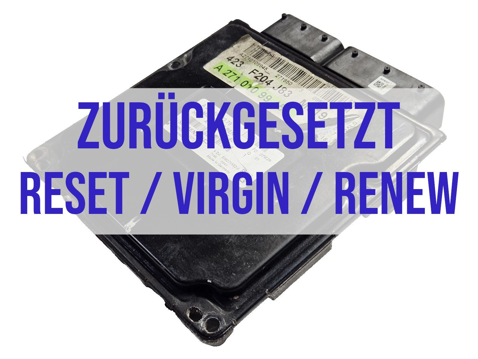 Mercedes C E Motorsteuergerät A 2711502379 5WK90709 ♻️ ZURÜCKGESETZT