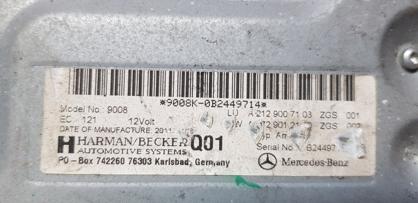 Mercedes Verstärker Harman Becker Audio Steuergerät A 2129007103 A 1729012100