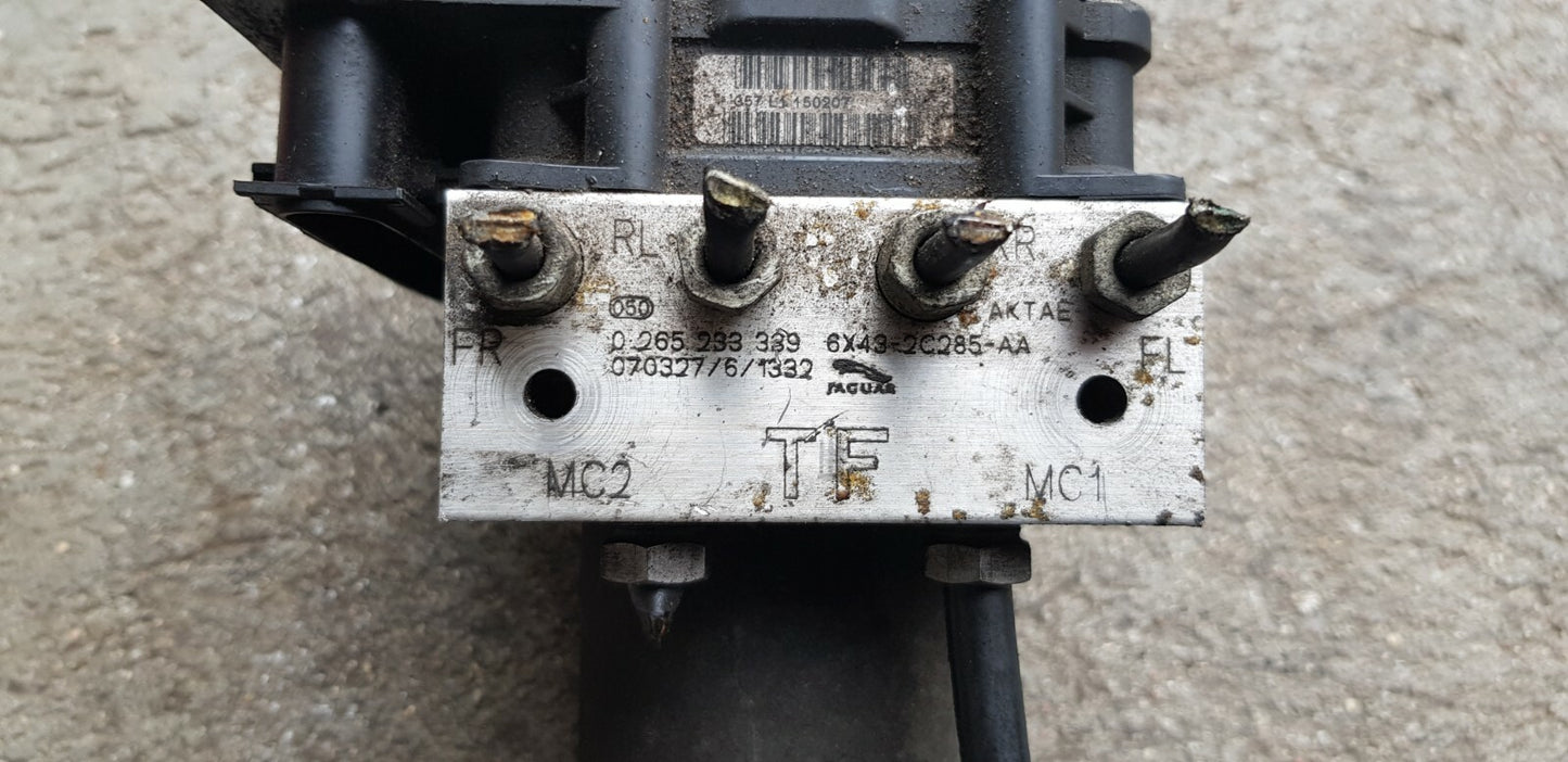 Jaguar ABS Hydraulikblock Pumpe Steuergerät 0265900326 6X43-2C285-AA
