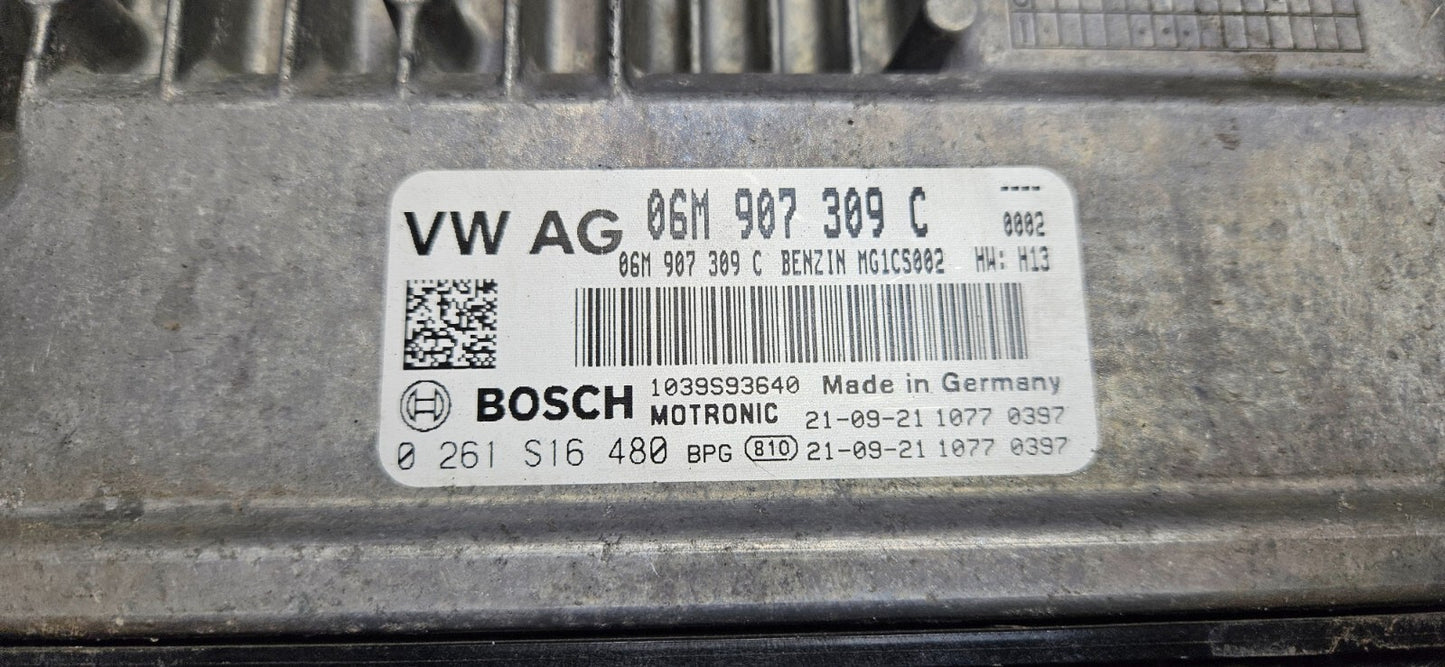 Porsche Panamera Motorsteuergerät Steuergerät 06M907309C 0261S16480 ♻️